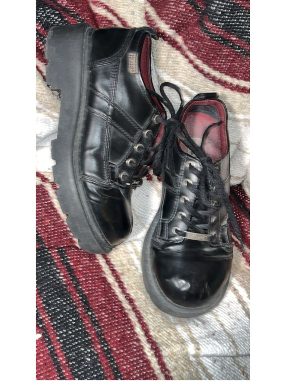 Women's Mudd Black Platform Shoes, Size 7